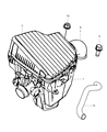 Dodge Neon Air Filter Box Diagram - 50010098AA