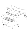 2012 Jeep Patriot Weather Strip Diagram - 5067748AA
