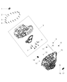 2015 Dodge Journey Transmission Mount Diagram - 68125232AA