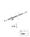 Jeep Drag Link Diagram - 5143556AB