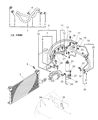Chrysler A/C Condenser Diagram - MR298593