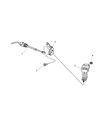 Dodge Dakota Shift Cable Diagram - 52110005AI