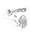 Dodge Durango Shift Cable Diagram - 52107727AE