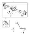 Jeep Wrangler Differential Cover Diagram - 5014821AA