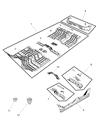 Ram Floor Pan Diagram - 68095926AC