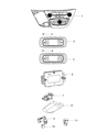 Chrysler HVAC Control Module Diagram - 68447892AB