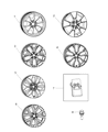 Jeep Cherokee Spare Wheel Diagram - 7BK24RXFAA