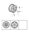 2005 Dodge Caravan Spare Wheel Diagram - WW27PAKAB