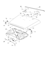 Jeep Wrangler Hood Diagram - 68170741AB