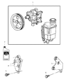 Dodge Ram 2500 Power Steering Pump Diagram - 52013978AB
