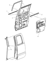 Ram Dakota Weather Strip Diagram - 55359397AG