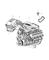 2004 Dodge Ram 2500 PCV Hose Diagram - 53032786AA