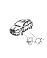 Jeep Compass ABS Control Module Diagram - 68067063AC