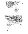 2009 Chrysler Aspen Engine Mount Diagram - 52021636AB
