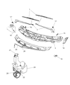 Chrysler Voyager Windshield Washer Nozzle Diagram - 4673014