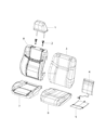 Chrysler Seat Cushion Diagram - 68104552AA
