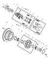 Ram 3500 Axle Shaft Seal Diagram - 5086767AC