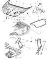 Dodge Viper Trunk Lid Latch Diagram - 5029156AC