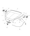 Ram Hood Diagram - 68259354AA