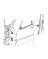 2008 Dodge Nitro Door Hinge Diagram - 55360919AE