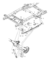Ram Leaf Spring Bushing Diagram - 68052256AA