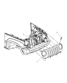 Jeep Grille Diagram - 5JJ86AJCAC