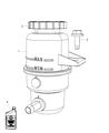 Dodge Durango Power Steering Reservoir Diagram - 52124636AC