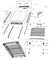 2020 Jeep Wrangler Rear Door Striker Diagram - 68371790AA