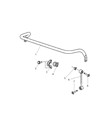 2006 Jeep Commander Sway Bar Link Diagram - 52090154AE