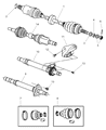 Dodge Neon CV Boot Diagram - 5018063AA