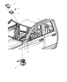 Ram 3500 Air Bag Control Module Diagram - 56054038AE