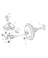 Dodge Sprinter 3500 Brake Booster Diagram - 68013551AA