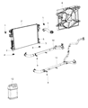Chrysler Radiator Diagram - 68217319AB