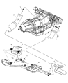 Dodge Magnum Catalytic Converter Diagram - 4581740AB