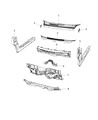 Dodge Journey Dash Panels Diagram - 5067841AH