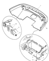 Dodge Viper Bumper Diagram - 5014555AA