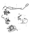 Chrysler Sebring Accelerator Cable Diagram - 4591669AB