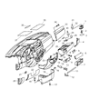 Dodge Sprinter 2500 Glove Box Diagram - 68010388AA