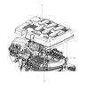 Chrysler Engine Cover Diagram - 4593793AB