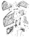 Chrysler Pacifica Window Regulator Diagram - 5020787AE