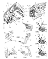 Dodge Stratus A/C Condenser Diagram - 5011395AE