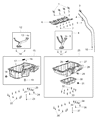 Jeep Wrangler Oil Pan Gasket Diagram - 4893925AA