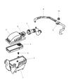 Jeep Cherokee Air Filter Box Diagram - 53031036