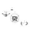 Ram Ignition Lock Assembly Diagram - 4727586AA