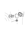 Jeep Commander Fuel Door Diagram - 55369005AB