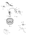 Ram ProMaster 3500 Spare Wheel Diagram - 4725986AC