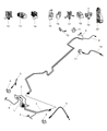 2008 Dodge Sprinter 2500 Brake Line Diagram - 68013582AA
