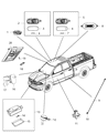 Jeep Commander Dome Light Diagram - 56042559AA