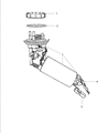 Dodge Stratus Fuel Level Sensor Diagram - 5093456AB