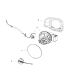 2016 Dodge Dart Fuel Door Diagram - 68238475AA